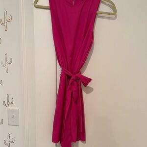 Elegant Pink Sleeveless Romper